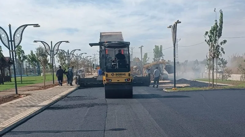 Mavi Yeşil Batman Projesi'nde Asfalt ve Altyapı Çalışmaları Sürüyor