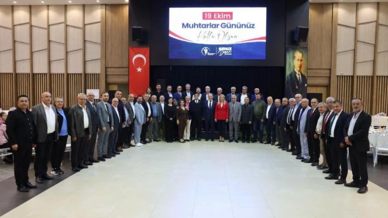 Merkezefendi'de 19 Ekim Muhtarlar Günü Dolayısıyla Program Düzenlendi