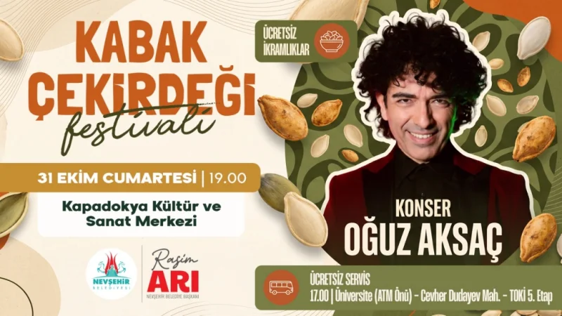 Nevşehir'de Kabak Çekirdeği Festivali Coşkusu Yaşanacak