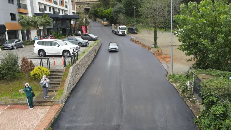 Ortahisar'da Bozuk Yollar Asfaltlanarak Ulaşıma Açıldı
