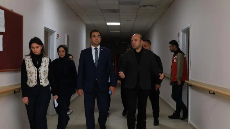 Refahiye Huzurevi'ndeki Tadilat Çalışmaları İncelendi