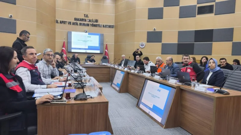 Sakarya'da TAMP Kapsamında Deprem Tatbikatı Gerçekleştirildi
