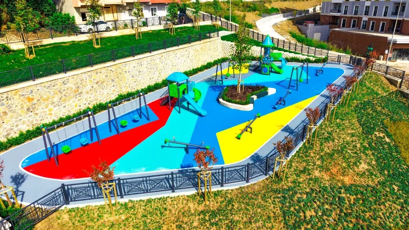 Ümraniye'de Kentsel Dönüşüm Alanına Yeni Park Kazandırıldı
