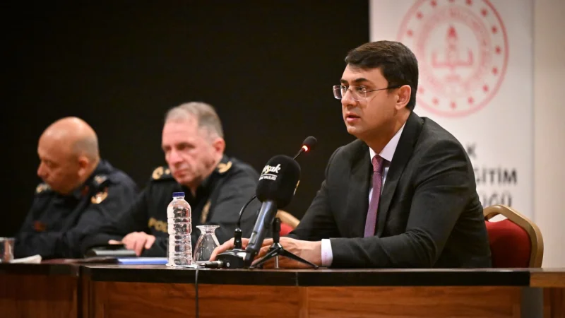 Uşak'ta Okul Güvenliği İçin Kapsamlı Koordinasyon Toplantısı
