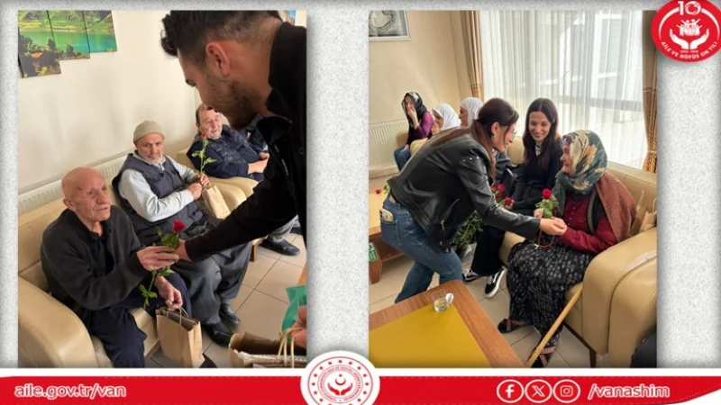 Van'da Anlamlı Buluşma: Saray İlçe Milli Eğitim Müdürlüğü'nden Huzurevine Ziyaret