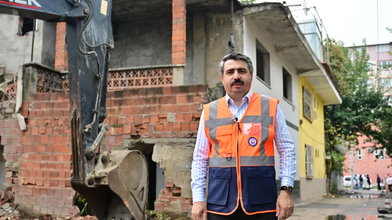 Yıldırım'da Kentsel Dönüşüm Kapsamında Yıkımlar Başladı