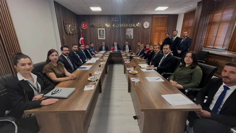 Yüksekova'da Bağımlılıkla Mücadele İçin Koordinasyon Toplantısı