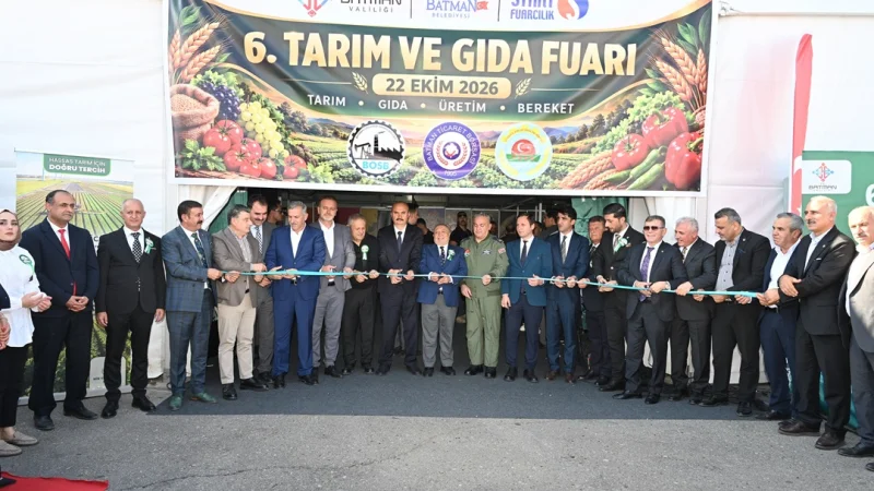 6. Batman Tarım ve Gıda Fuarı Kapılarını Ziyaretçilere Açtı