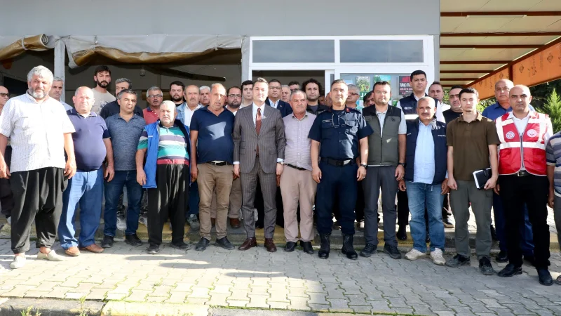 Alanya Kaymakamı Şakir Öner Öztürk Toslak Mahallesi'nde İncelemelerde Bulundu