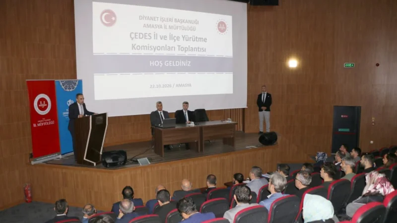 Amasya'da ÇEDES Projesi İçin Yeni Dönem Planlaması Yapıldı