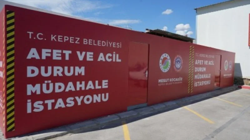 Antalya Kepez'de Afetlere Karşı Güçlü Altyapı: İki Yeni İstasyon Kuruldu