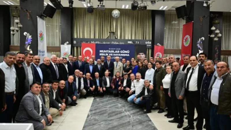 Antalya'da Muhtarlar Günü Buluşması: Kepez'in Muhtarları Birlik Sofrasında Bir Araya Geldi