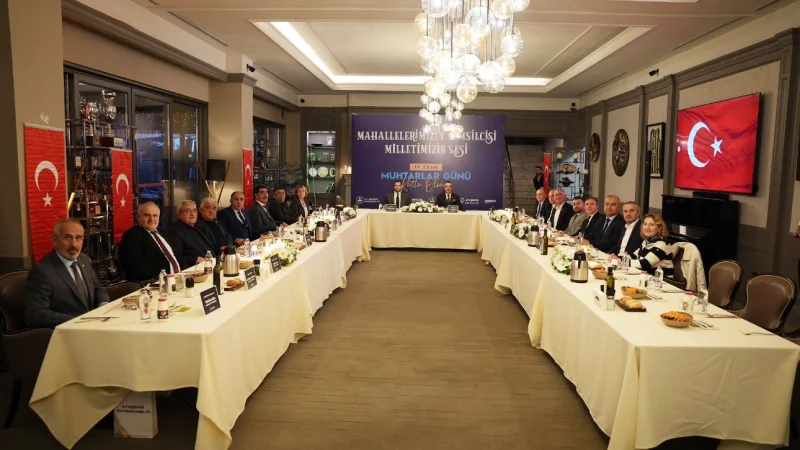 Ataşehir'de 19 Ekim Muhtarlar Günü Kutlandı