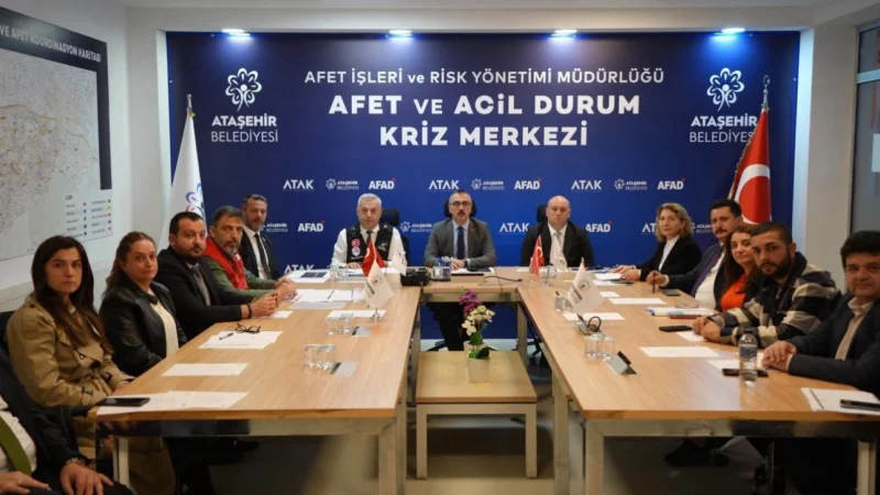 Ataşehir'de 2026 Ulusal Düzey Afet Tatbikatı İçin Hazırlıklar Başladı