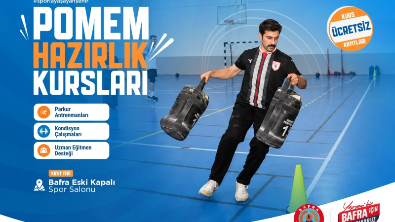 Bafra Belediyesi Ücretsiz POMEM ve PMYO Hazırlık Kursları İçin Kayıtlar Başladı