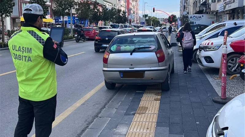 Balıkesir'de Trafik ve Yaya Güvenliği İçin Kapsamlı Park Denetimi