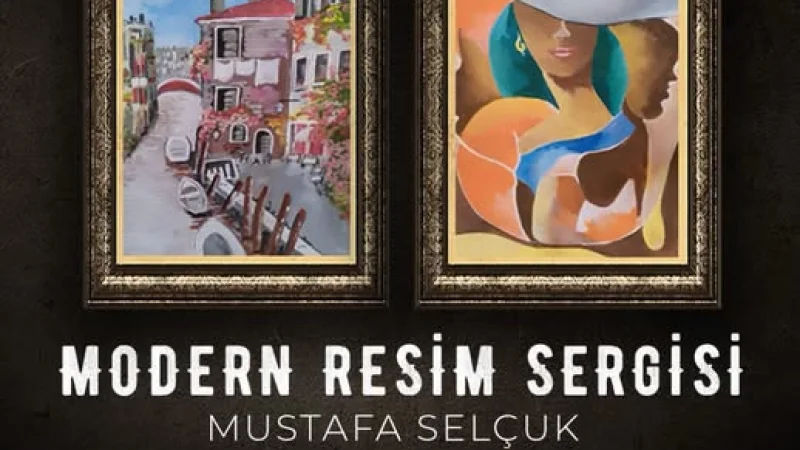 Bandırma'da Modern Resim Sergisi Sanatseverlerle Buluşuyor