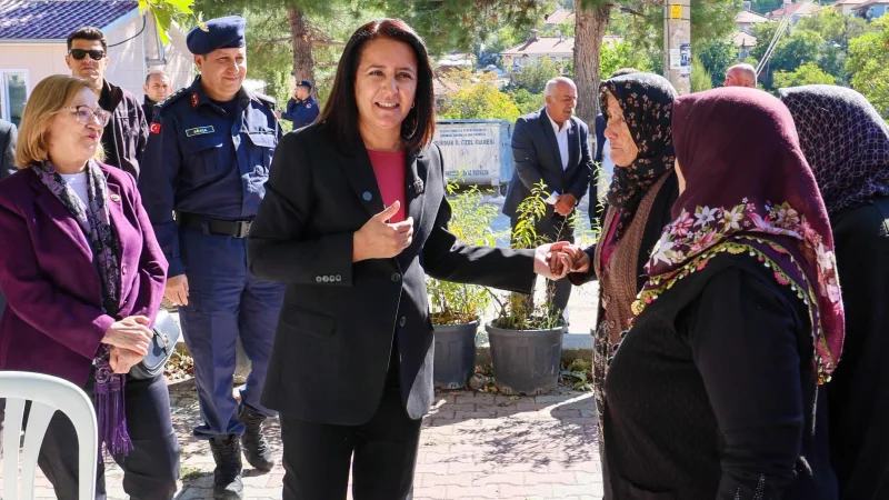 Burdur Valisi Tülay Baydar Bilgihan Kayaaltı Köyü'nde İncelemelerde Bulundu