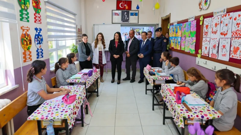 Burdur'da Kayaaltı İlkokulu'na Protokol Ziyareti