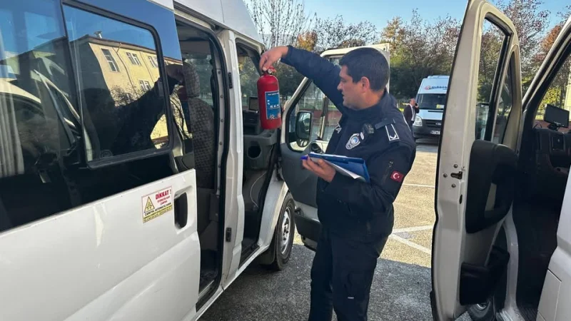 Devrek'te Okul Servislerine Yönelik Kapsamlı Denetim