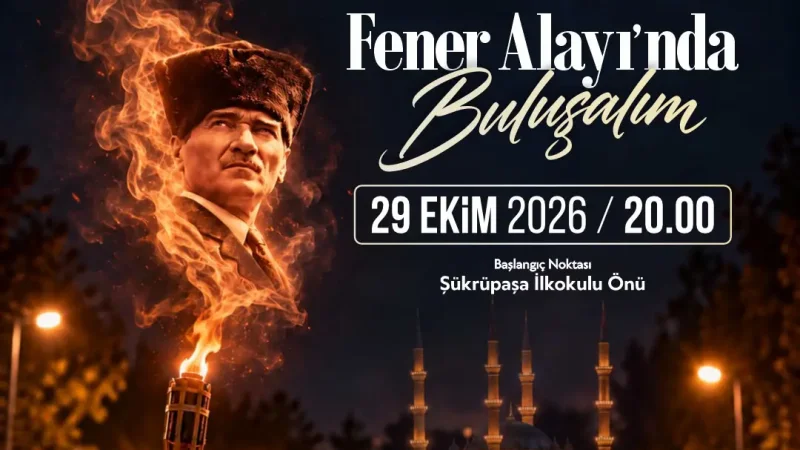 Edirne'de Cumhuriyet Coşkusu Fener Alayı ve Merve Özbey Konseriyle Kutlanacak