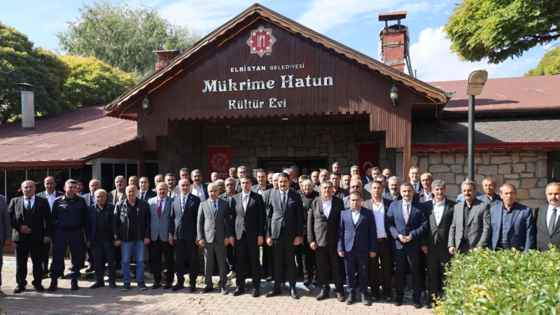 Elbistan'da 19 Ekim Muhtarlar Günü Dolayısıyla Program Düzenlendi