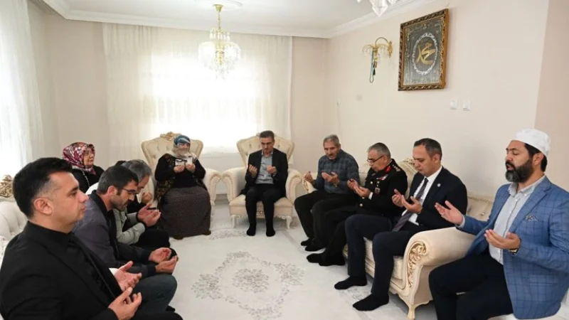 Erzurum'da Şehit Ailesine Vefa Ziyareti