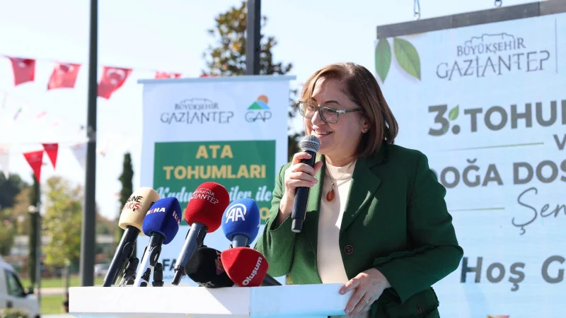 Gaziantep’te 3. Tohum Takas ve Doğa Dostu Tarım Şenliği Başladı