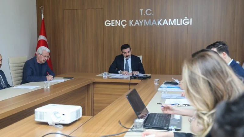 Genç'te Bağımlılıkla Mücadele Koordinasyon Kurulu Toplantısı Gerçekleştirildi