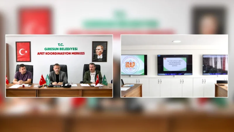Giresun'da Olası Afetlere Karşı Risk Azaltma ve Koordinasyon Toplantısı