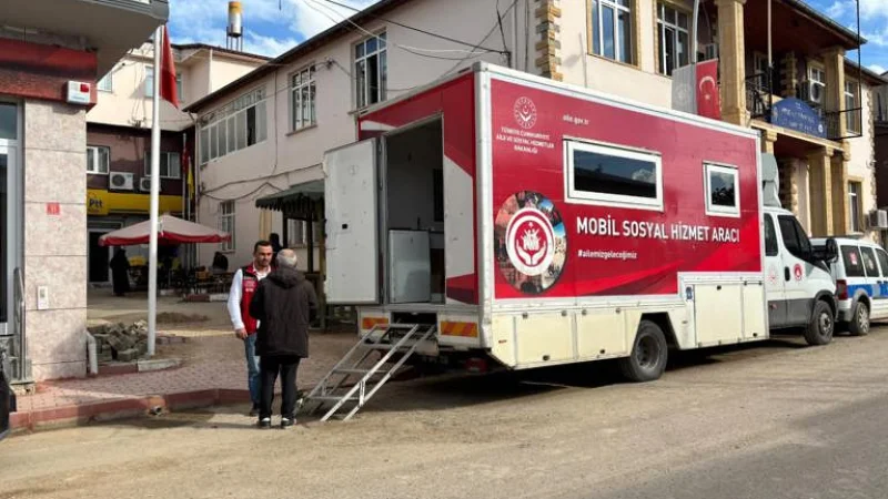 Gümüşhane'de Mobil Sosyal Hizmet Desteği Köse'ye Ulaştı
