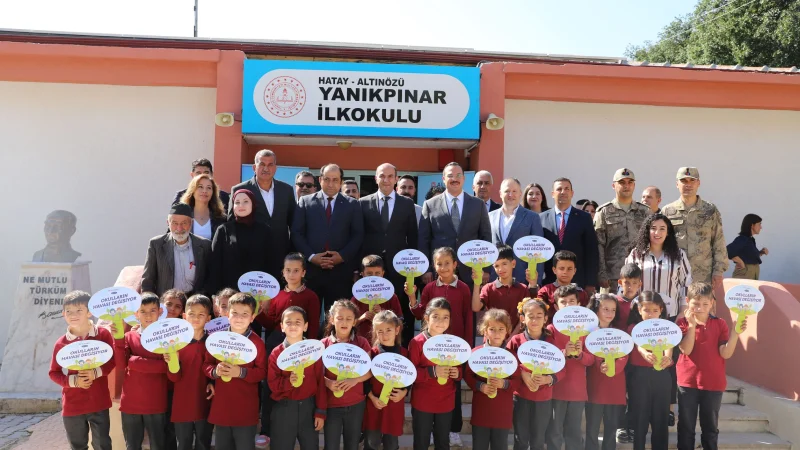 Hatay'da Bir Okul Daha Modern Eğitim Standartlarına Kavuştu