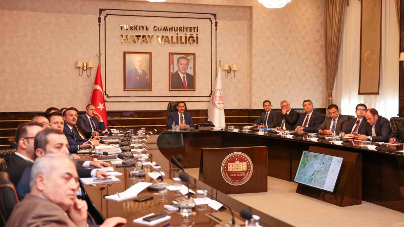 Hatay'da Nehir ve Dere Yatakları İçin Kritik Değerlendirme Toplantısı