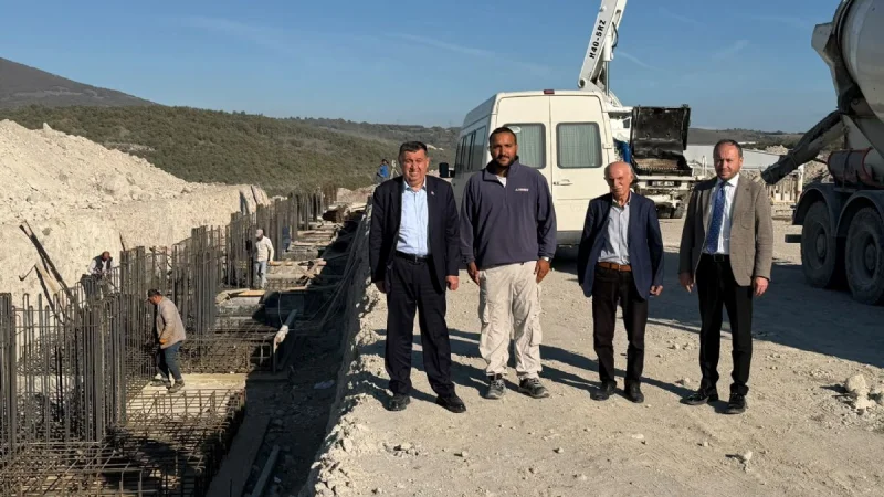 Havza OSB'de Savunma Sanayi Yatırımı İçin İnşaat Çalışmaları Sürüyor