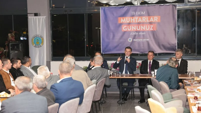 Kapaklı'da 19 Ekim Muhtarlar Günü Dolayısıyla Yemek Düzenlendi