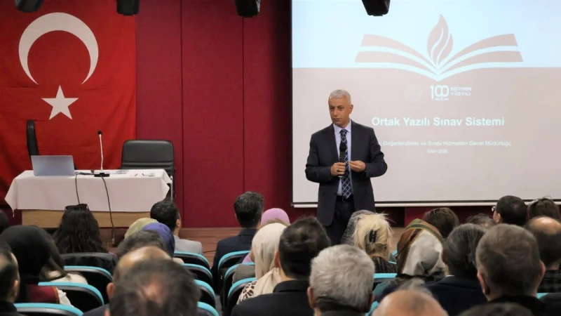 Karaman'da Ortak Yazılı Sınav Sistemi Tanıtıldı