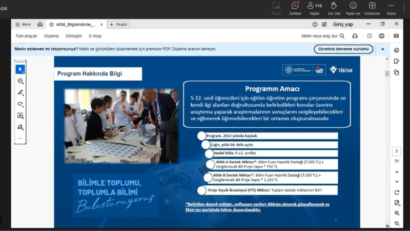 Karaman'da TÜBİTAK 4006 Bilim Fuarları İçin Bilgilendirme Toplantısı Yapıldı