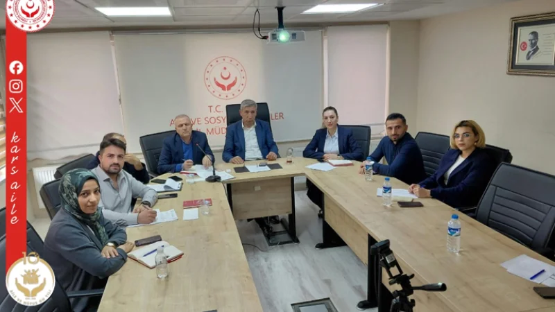 Kars'ta Sosyal Hizmet Merkezleri İçin Koordinasyon Toplantısı