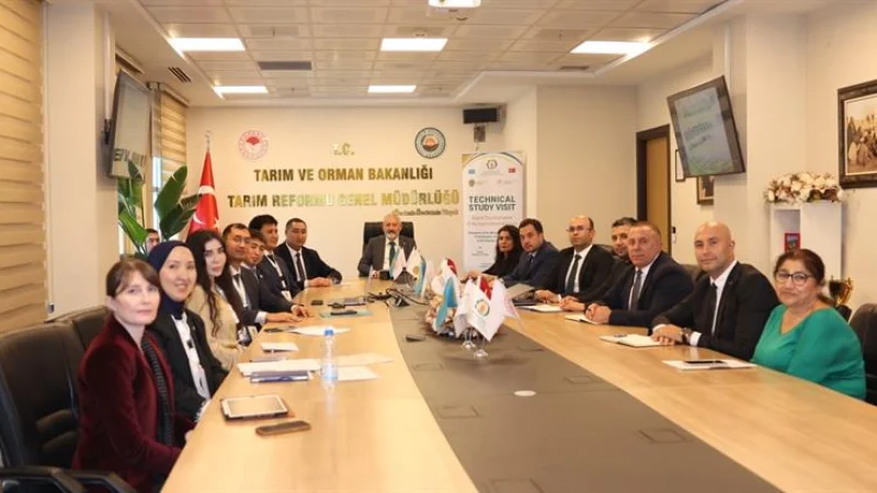 Kazakistan Tarım Bakanlığı Heyetinden Türkiye'ye Dijital Tarım Ziyareti
