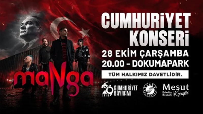 Kepez'de Cumhuriyet Coşkusu maNga Konseriyle Kutlanacak