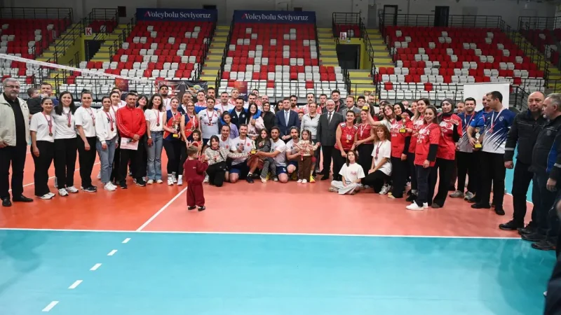 Kırıkkale'de 4. Kamu Spor Oyunları Voleybol Finalinde Şampiyon MKE A.Ş. Karma Oldu