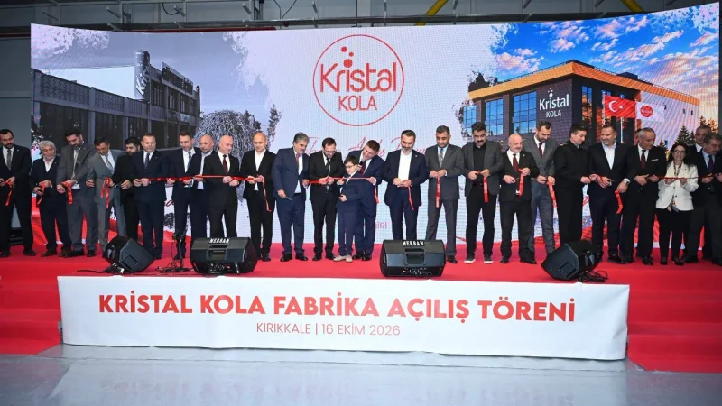 Kırıkkale'de Kristal Kola Fabrikası Törenle Hizmete Açıldı