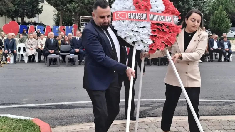 Kırklareli'nin Babaeski İlçesinde Muhtarlar Günü Törenle Kutlandı