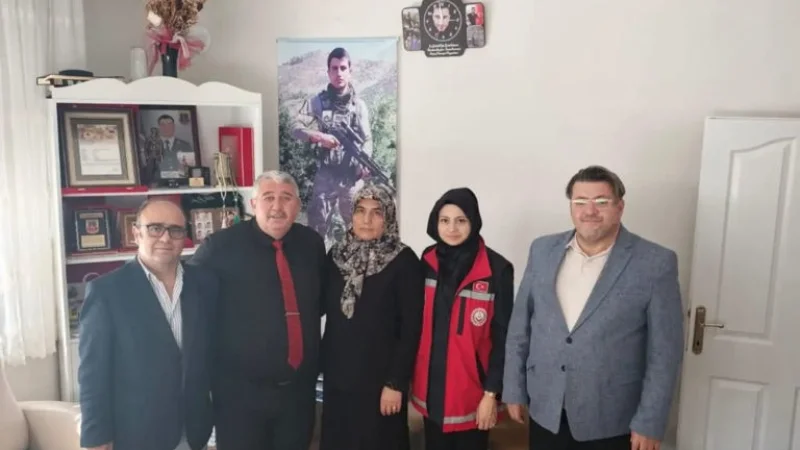 Konya'da Şehit Aileleri ve Gazilere Vefa Ziyareti