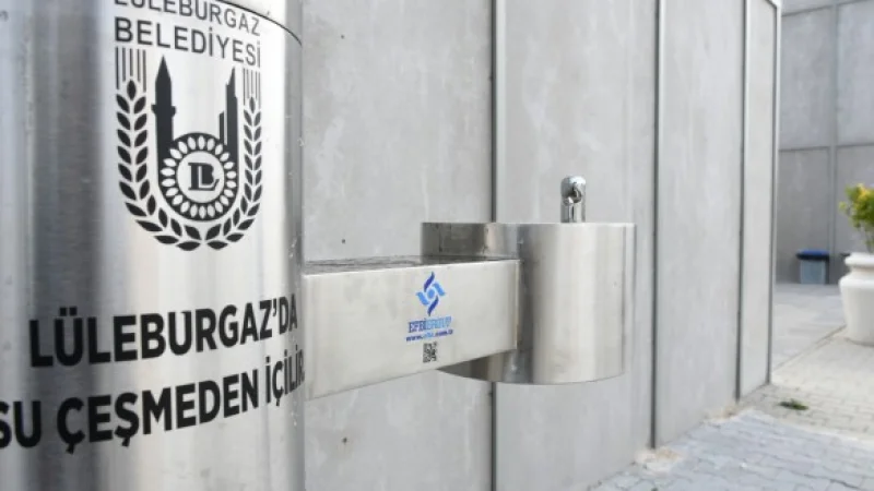 Lüleburgaz'da Kent Genelinde 17 Su Sebili Hizmete Girdi