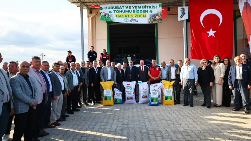 Manisa'da Üreticilere Tohum ve Yangınlara Karşı Tanker Desteği