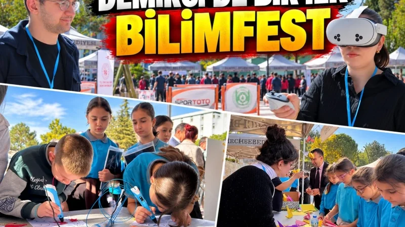 Manisa'nın Demirci İlçesinde BilimFest Coşkusu Başladı