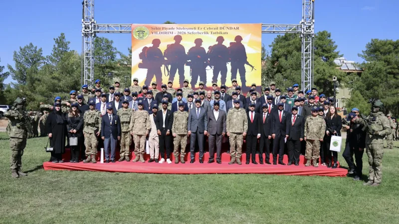 Mardin'de 'Şehit Piyade Sözleşmeli Er Cebrail Dündar Yıldırım – 2026 Seferberlik Tatbikatı' gerçekleştirildi