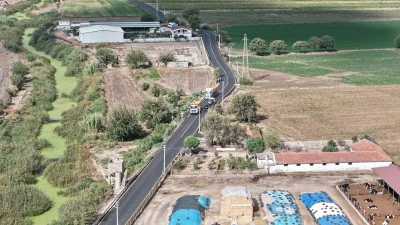 Milas'ta 5,8 Kilometrelik Yol Çalışması Tamamlandı