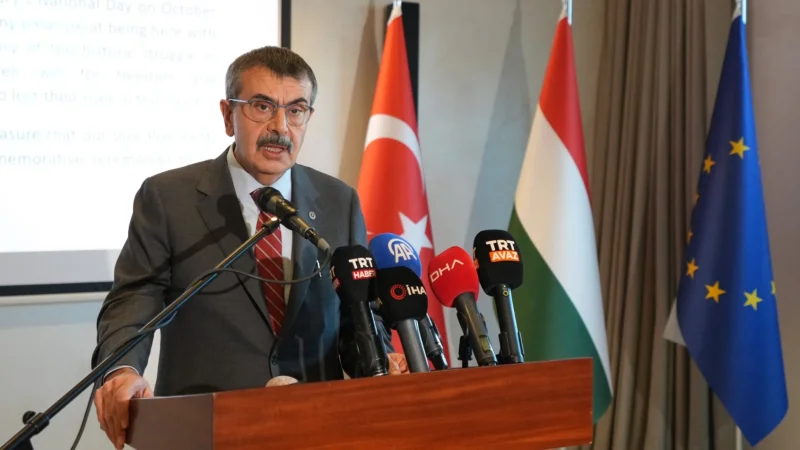Millî Eğitim Bakanı Tekin, Macaristan Millî Günü Resepsiyonuna Katıldı